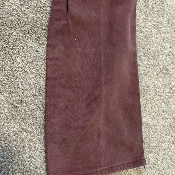 80s Vintage Wrangler High Rise Burgundy Denim Jeans | Made in USA 32/30 waist - Picture 4 of 12